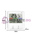 Часовник термометър LCD метеорологична станция с хигрометър